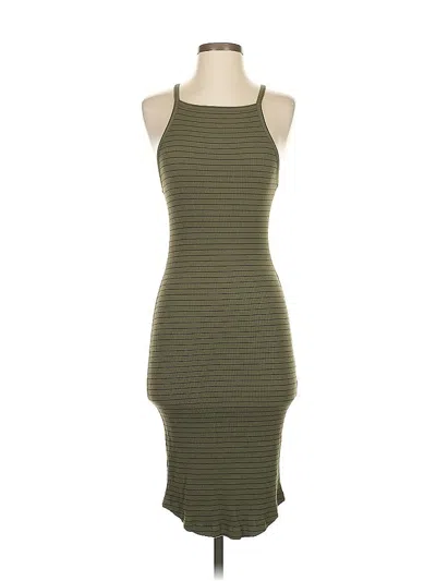 Pre-owned Forever 21 Casual Dress In Green