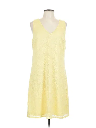 White House Black Market Cocktail Dress In Yellow