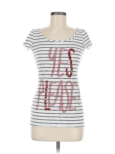 Pre-owned Jet Set Short Sleeve T-shirt In White