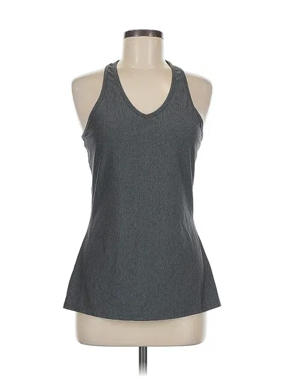 Pre-owned Under Armour Tank Top Gray Halter Neckline Tops