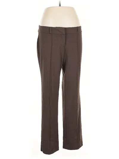 Pre-owned New York And Company Dress Pants In Brown