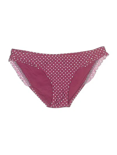 Pre-owned American Eagle Outfitters Swimsuit Bottoms In Burgundy