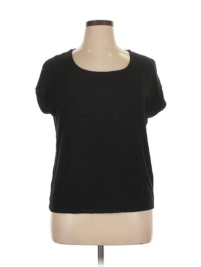 Pre-owned Talbots Short Sleeve T-shirt In Black