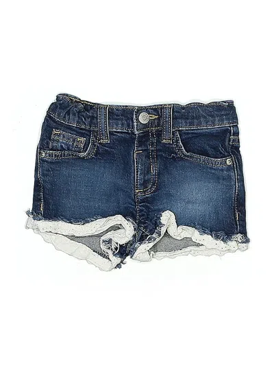 Pre-owned Cat & Jack Kids' Denim Shorts In Blue