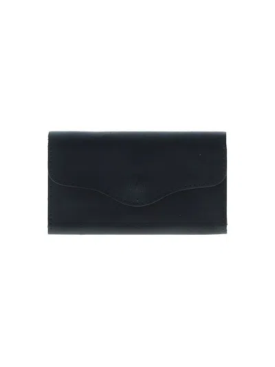 Pre-owned Unbranded Leather Wallet In Black