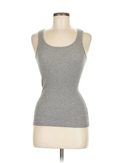 Pre-owned So Wear It Declare It Tank Top Gray Strapless Neckline Tops