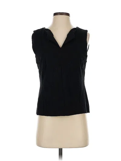 Pre-owned Cabi Sleeveless Blouse In Black