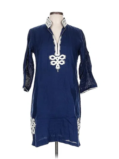 Pre-owned Bella Tu Casual Dress In Blue