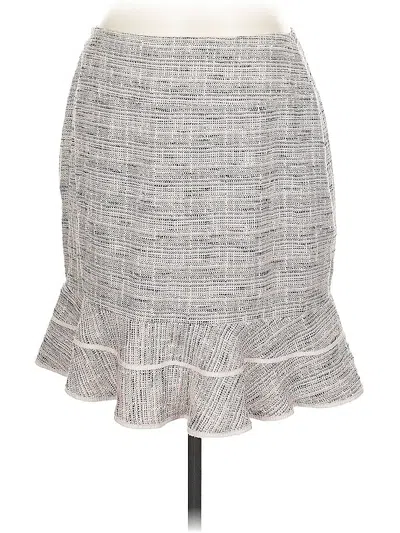 Pre-owned Anne Klein Casual Skirt In Gray