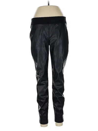 Pre-owned Soma Faux Leather Pants In Black
