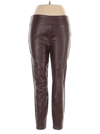 Pre-owned Bbj Los Angeles Active Pants In Burgundy