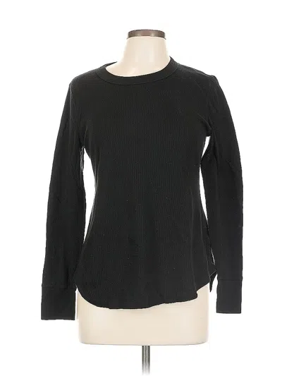 Pre-owned Gap Long Sleeve T-shirt In Black