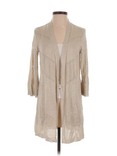 Pre-owned Chico's Cardigan Sweater In Brown