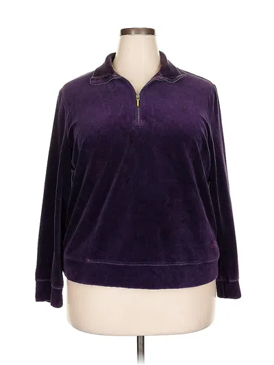 Pre-owned Polo Ralph Lauren Pullover Sweater In Purple