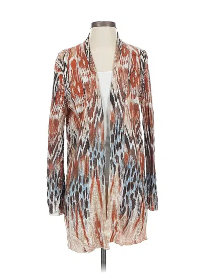 Pre-owned Chico's Cardigan Sweater In Brown