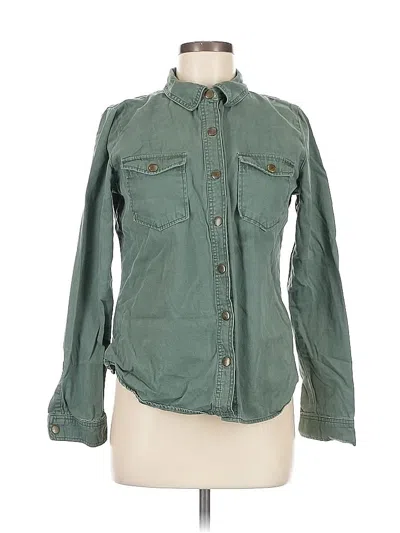 Pre-owned Forever 21 Jacket In Green