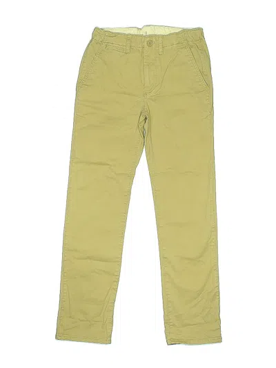 Pre-owned Gap Kids' Khaki Pant In Yellow