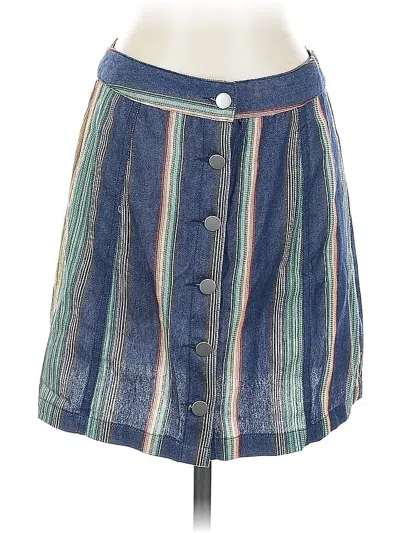 Pre-owned En Creme Casual Skirt In Blue