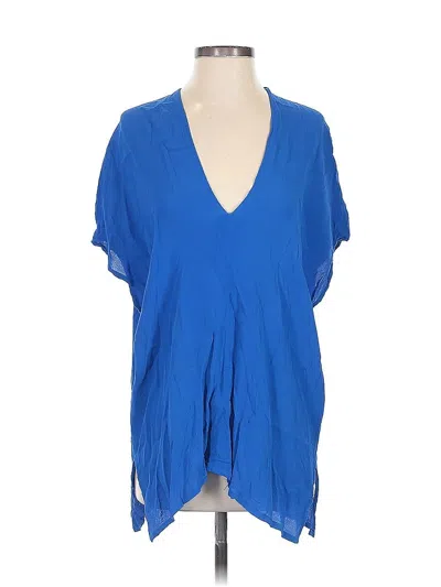 Pre-owned Karlie Short Sleeve T-shirt In Blue