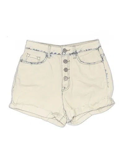 Pre-owned Bdg Denim Shorts In White
