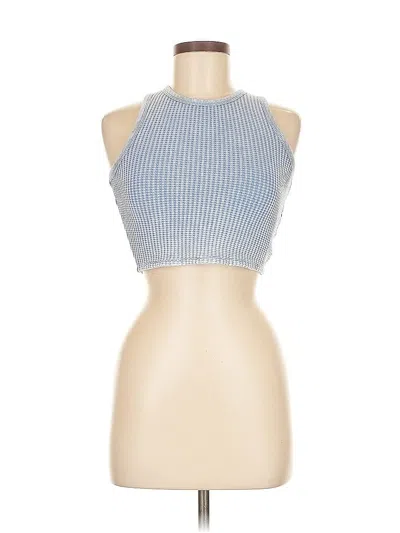 Pre-owned As Revival Tank Top Blue Halter Neckline Tops