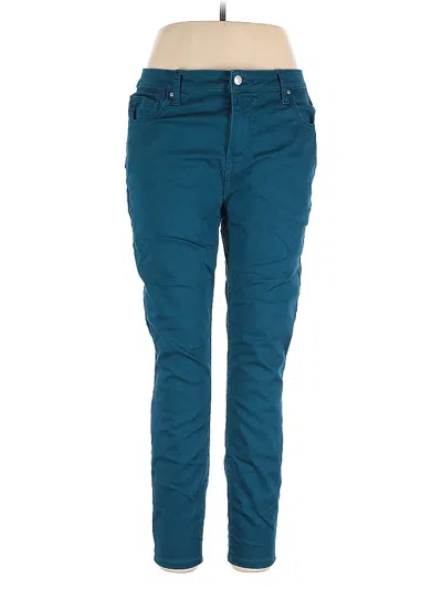 Pre-owned Zenana Casual Pants In Blue
