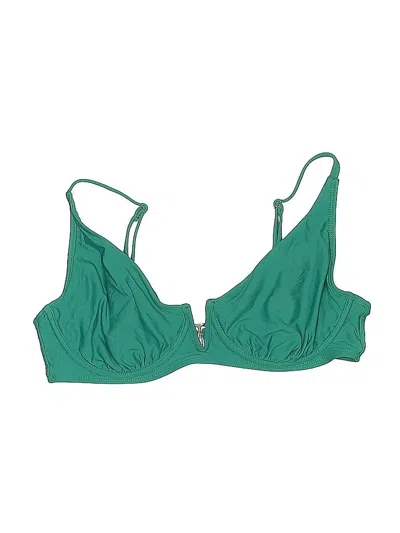 Pre-owned Anne Cole Swimsuit Top Green Swimwear