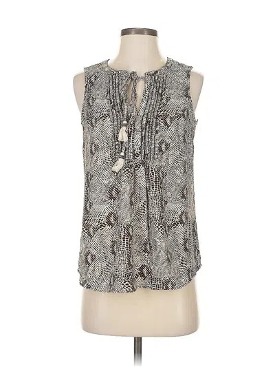 Pre-owned Pale Sky Sleeveless Blouse In Gray