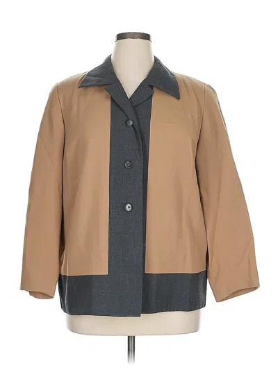 Pre-owned Elisabeth Wool Blazer Jacket In Brown
