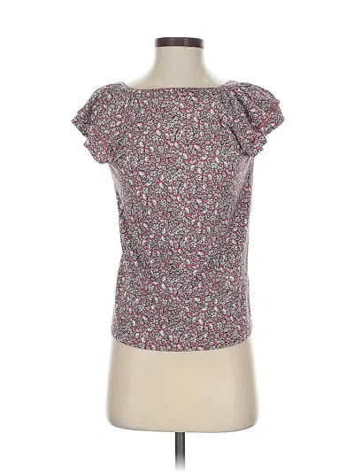 Pre-owned Ann Taylor Loft Short Sleeve T-shirt In Pink