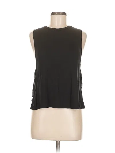 Pre-owned Sadie & Sage Sleeveless T-shirt In Black