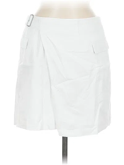 Pre-owned Scoop Casual Skirt In White