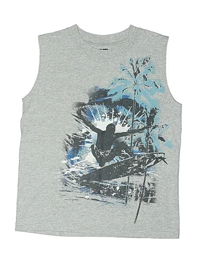 Pre-owned Hang Ten Kids' Sleeveless T-shirt In Gray