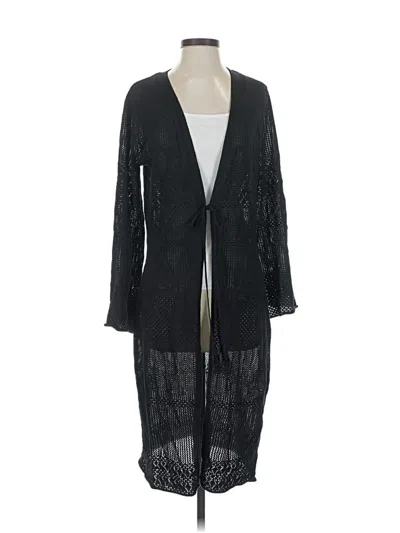Pre-owned Knox Rose Kimono In Black