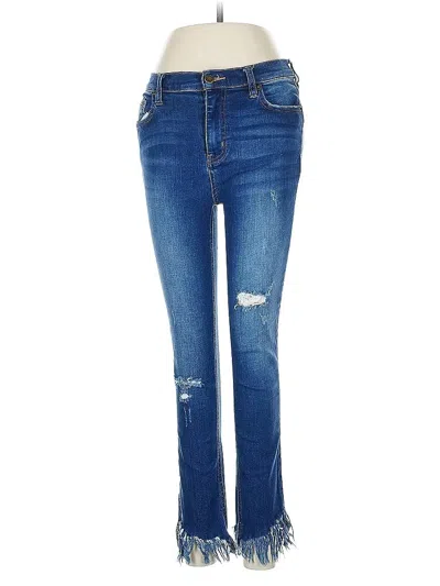 Pre-owned Free People Jeans In Blue