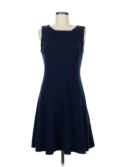 Pre-owned Tahari Casual Dress In Blue