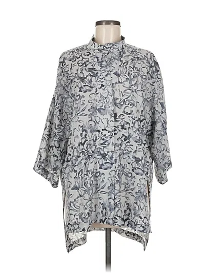 Pre-owned Victor Alfaro Collective Sleeveless Blouse In Silver