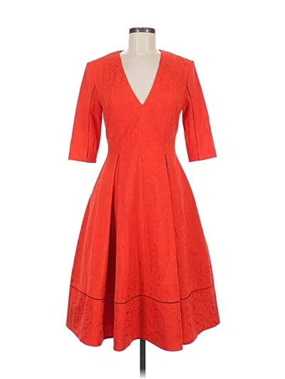 Talbot Runhof Cocktail Dress In Red