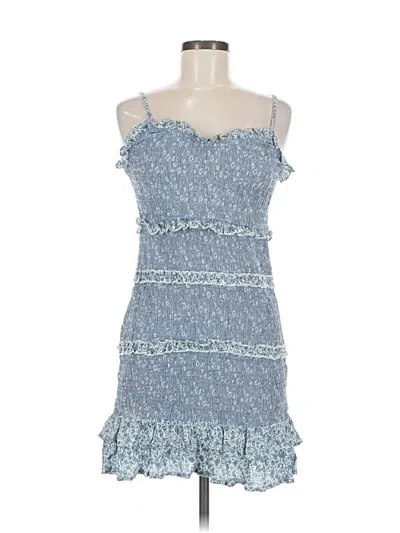 Pre-owned Sim & Sam Casual Dress In Blue