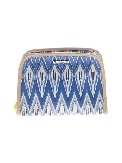 Pre-owned Stella & Dot Makeup Bag In Blue