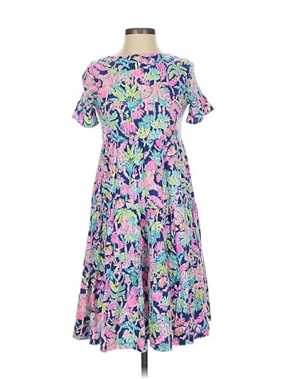 Pre-owned Lilly Pulitzer Casual Dress In Purple