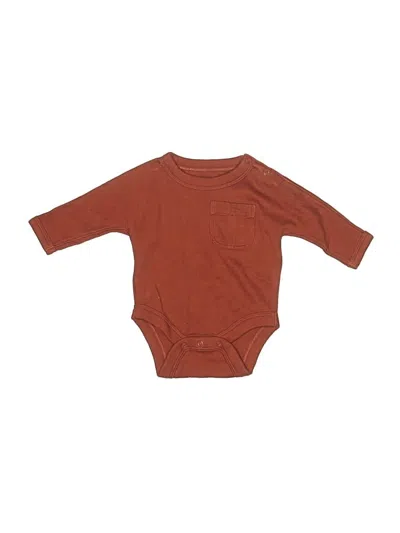 Pre-owned Banana Republic Babies' Long Sleeve Onesie In Brown