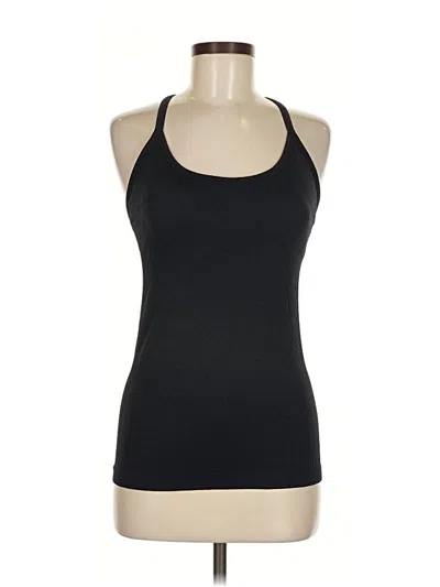 Pre-owned Crz Yoga Tank Top Black Halter Neckline Tops