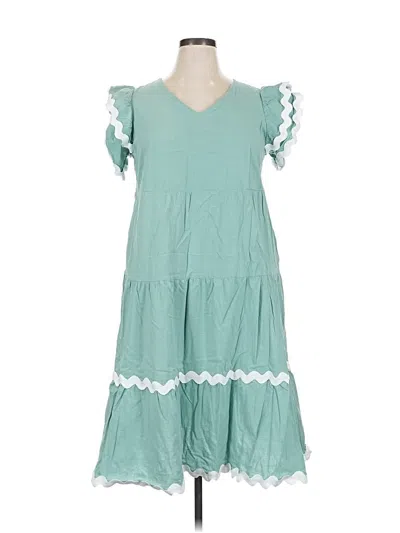 Pre-owned Zesica Casual Dress In Blue