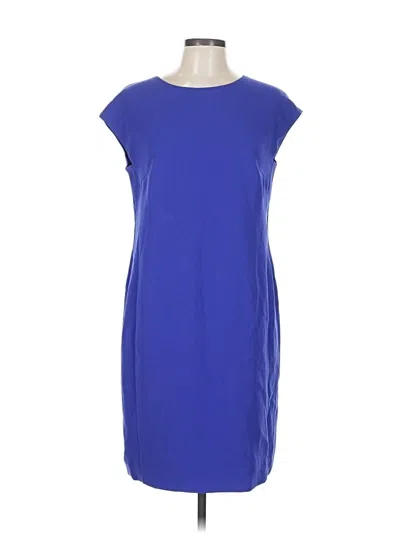 Pre-owned Mm. Lafleur Casual Dress In Blue