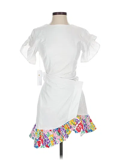 Pre-owned J.marie Casual Dress In White