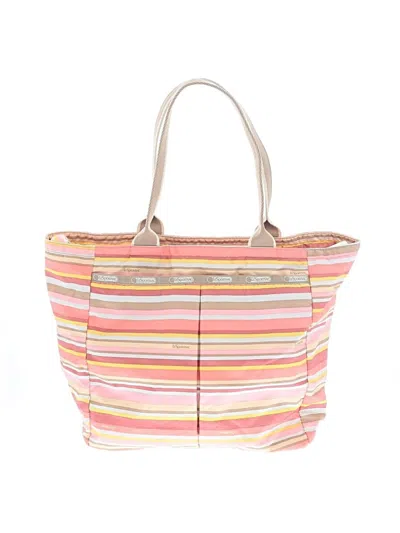 Pre-owned Lesportsac Tote Bag In Pink