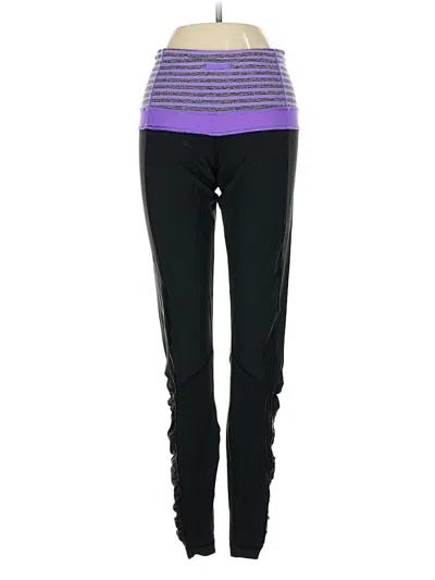 Pre-owned Lululemon Athletica Active Pants In Black