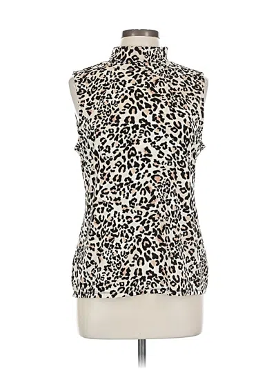 Pre-owned Riley & Rae Sleeveless Blouse In White