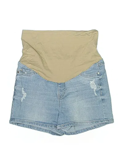 Pre-owned Celebrity Pink Denim Shorts In Blue